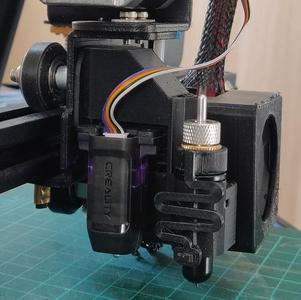 Vinyl cutter, Drag knife holder (Y.A.O.) - Ender 3 pro, CR touch