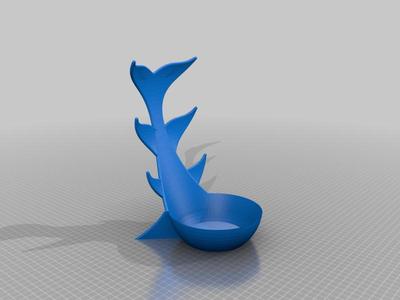 Reworked Spoon Holder Whale