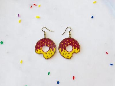 Donut earrings