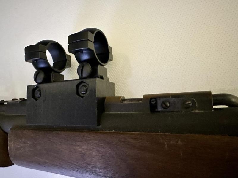 Benjamin Franklin (model 342) .22 Air Rifle Barrel to Dovetail Scope Mount
