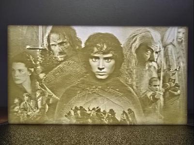 Lord of the rings-LOTR Lithophane
