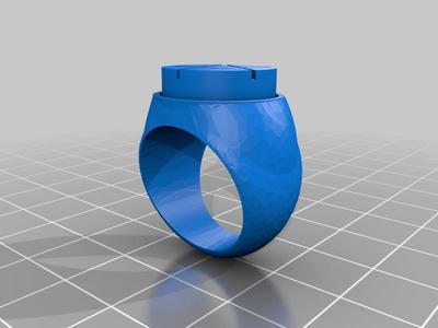 Pentacle ring to open gear box
