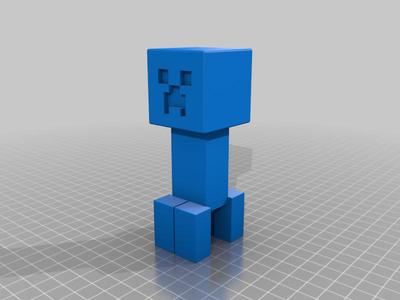 Minecraft Creeper – articulated and regular