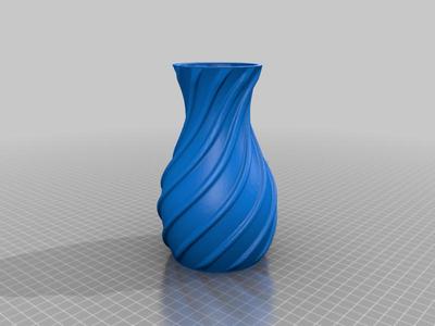 Spiral vase 160mm tall 2.5mm walls