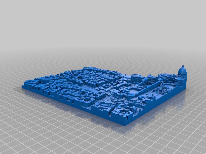 3d Model of The Vatican, Vatican City, SAMPLE