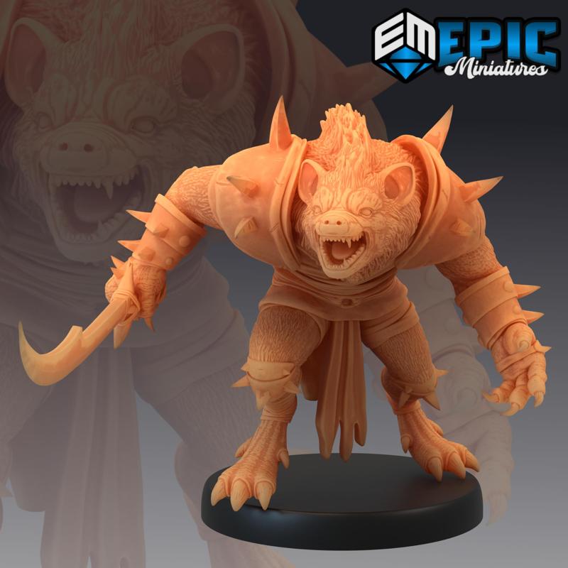 Gnoll Sword Charging / Hyena Hybrid / Classic Monster