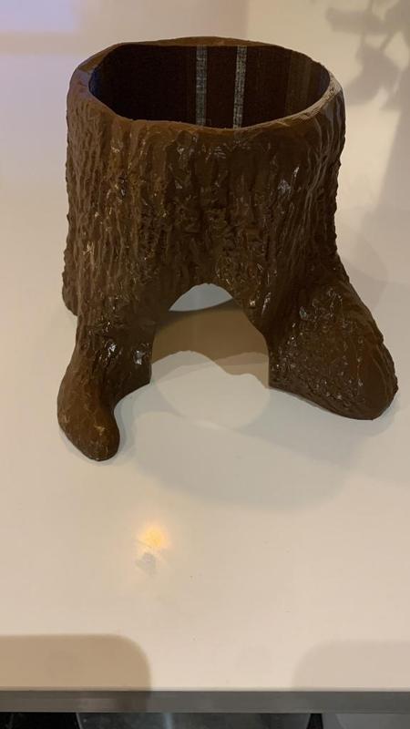 boomstammen voor op de speeltafel