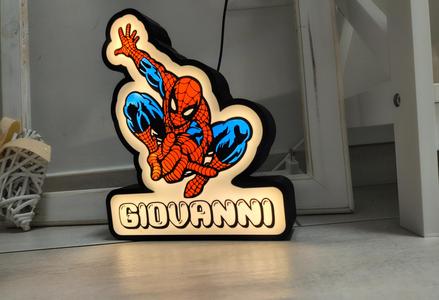 Lightbox Spiderman 