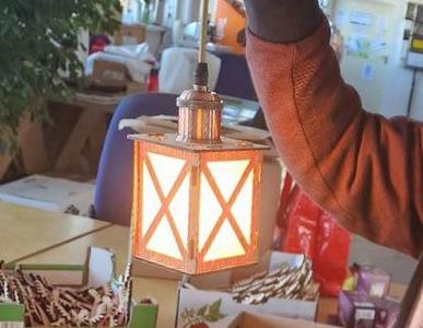 Laterne Weihnachtsmarkt