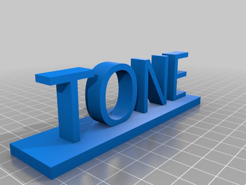 tone sign