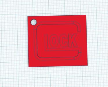 Key chain (glock)   