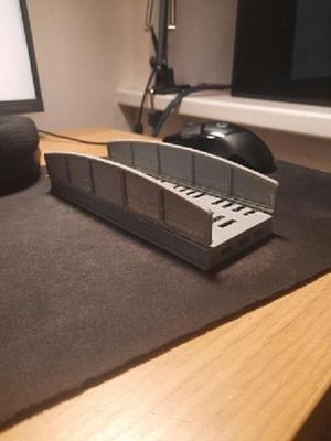 OO/HO scale British style steel bridge and optional walls