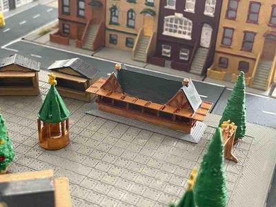 Christmas market hut 3 (z-scale)