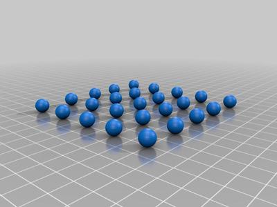 25 x 8mm balls