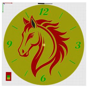 Horse clock   