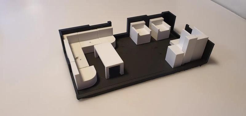 Low poly furniture for designers   