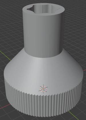 AVX Ascension Knob - Modified with longer female end