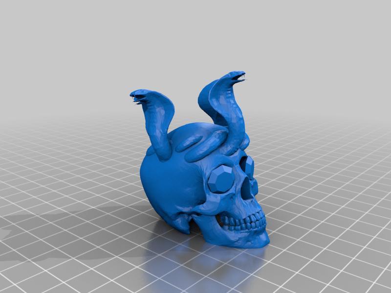 Cobra Jeweled Skull