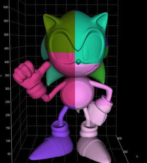 Sonic the hedgehog 2ft tall