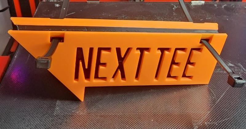 Disc Golf basket NEXT TEE doublesided