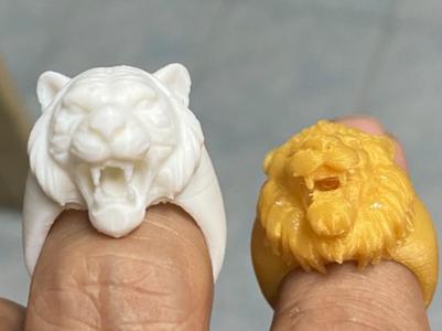 Tiger & Lion Ring