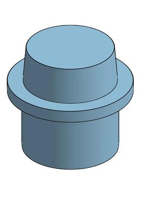 Spool with open end (tapered)   