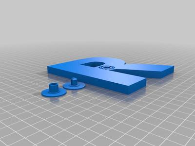 Letter R Fidget Spinner