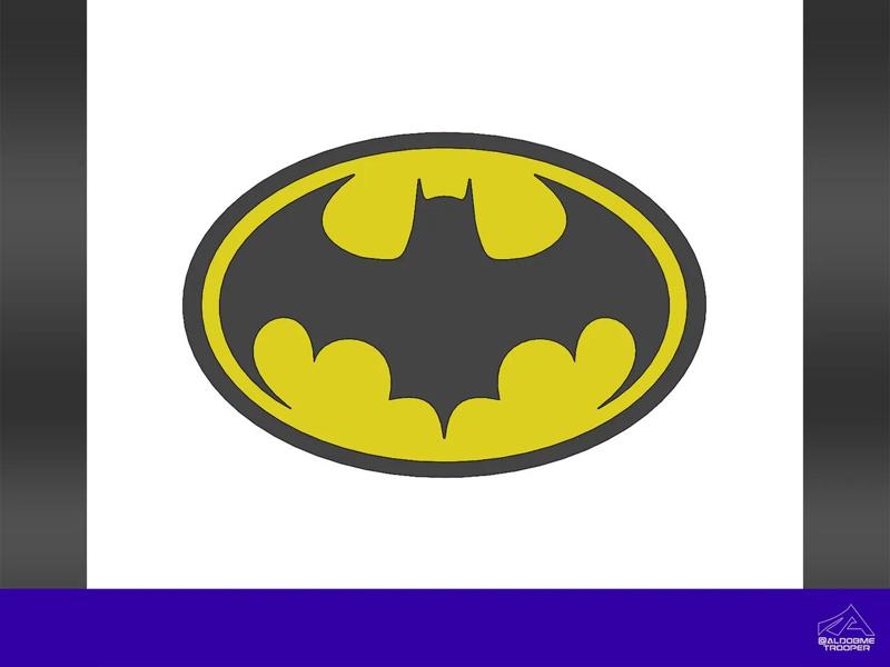 Batman 1989 3D logo   