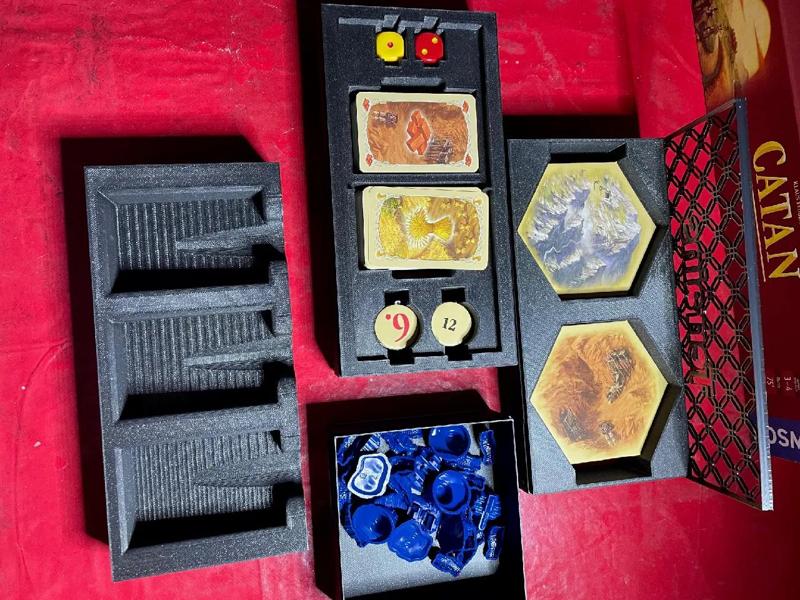 Catan game organiser inserts   