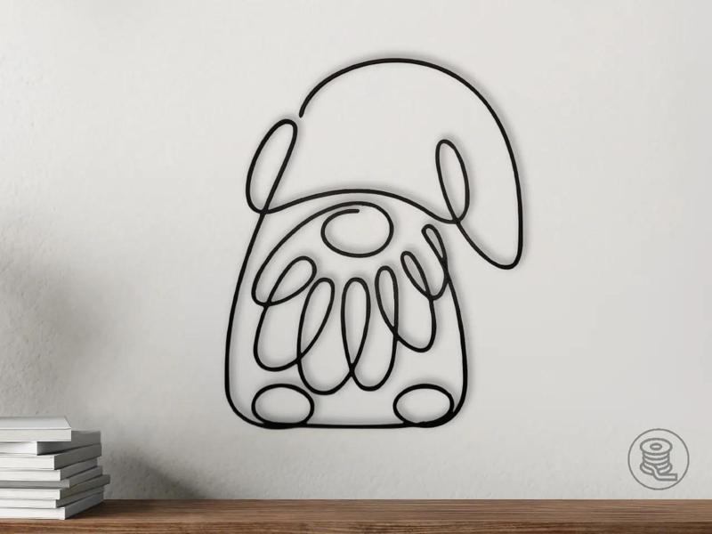 Christmas Gnome Wall Art   