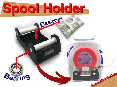 Update! Filament Spool Holder "Bearing ver."