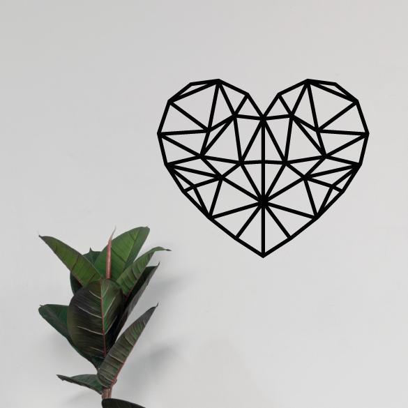 Wall Art - Heart Low Poly
