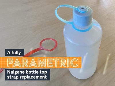 Parametric Nalgene replacement cap strap