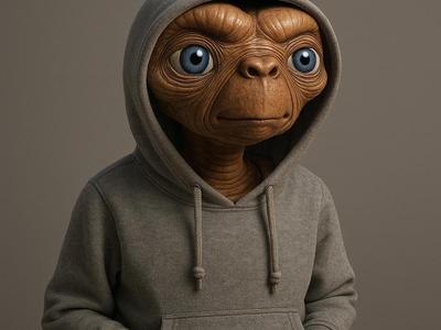 ET with a Hoodie