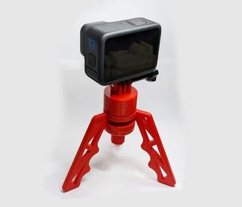 Folding Tripod with Threaded Gopro Mount