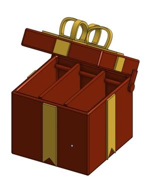 Gift box- hinge storage box   
