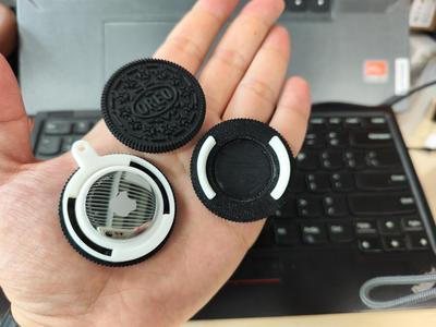 OreoTag: airtag sheath with no masking of sound