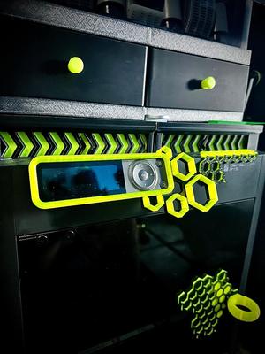 Bambu P1P P1S Hex Faceplate Surround -Non Numbered