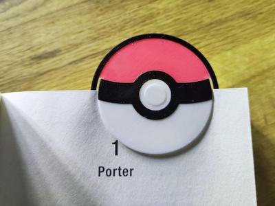 Pokemon Bookmark Pokeball V2