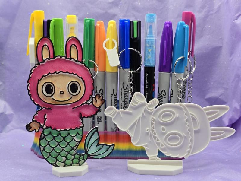 Labuba La Bu Bu La Boo Boo Mermaid Dance Coloring