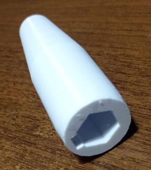 Welding cable connector (monolith male)