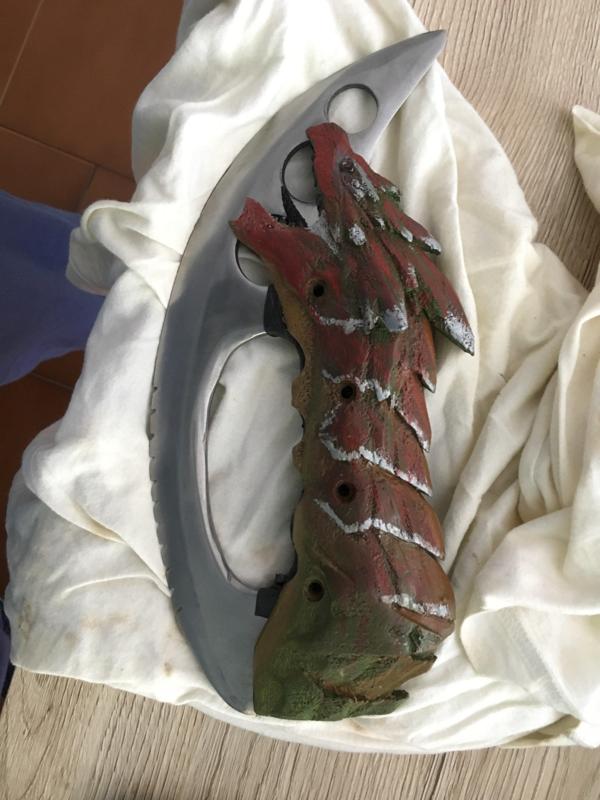 manico per una riproduzine coltello Monster Hunter