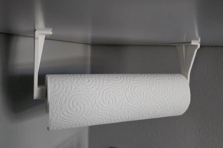 Paper towel holder screwless - 20 mm Gluestrips (Küchenrollenhalter schraubenlos - 20 mm Klebestreifen))