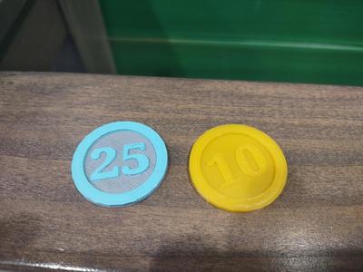 Coins - 5, 10, 25