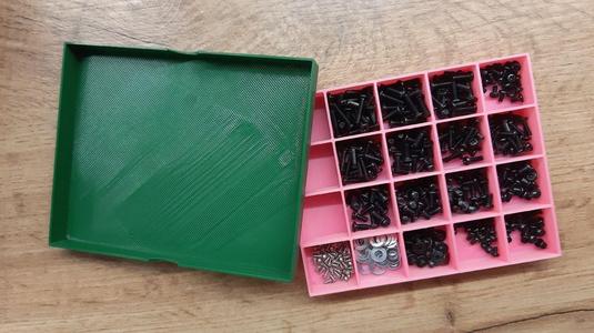 Box for small screws