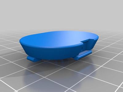 Заглушка буксировочного крюка SMART ROADSTER c петелькой для страховочной нити