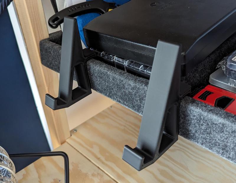 Ivar felt-shelf tablet holder