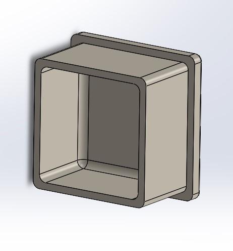 Záslepka do jäklu 40x40x2 mm
