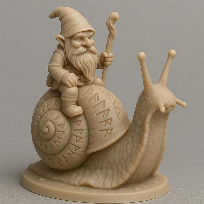 Gnome Rider on Snail