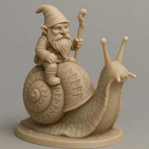 Gnome Rider on Snail